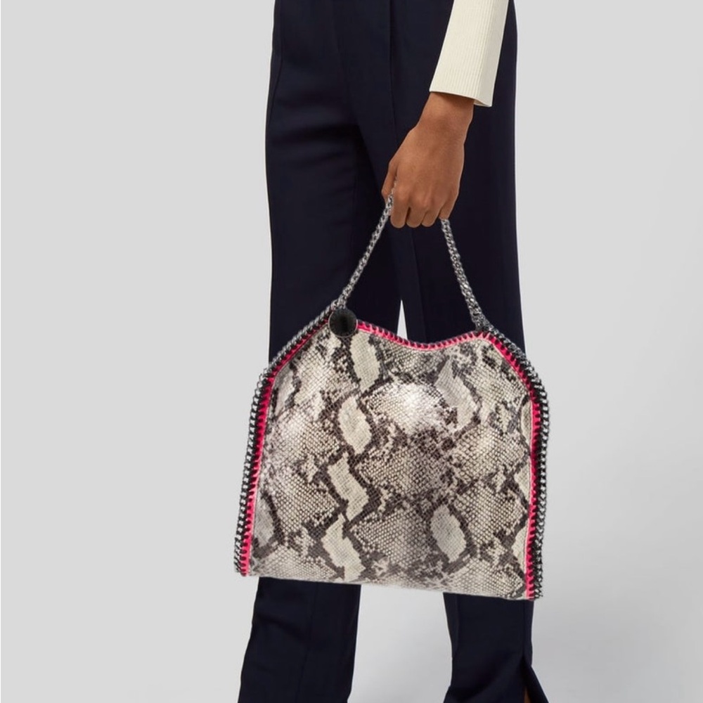 Stella McCartney Animal Print Chain Shoulder Bag